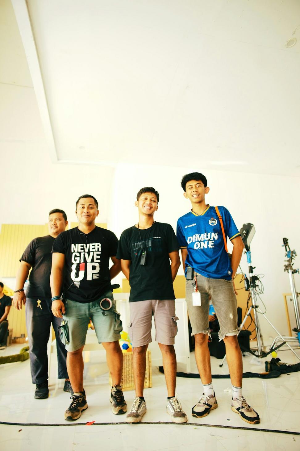 Our team at work